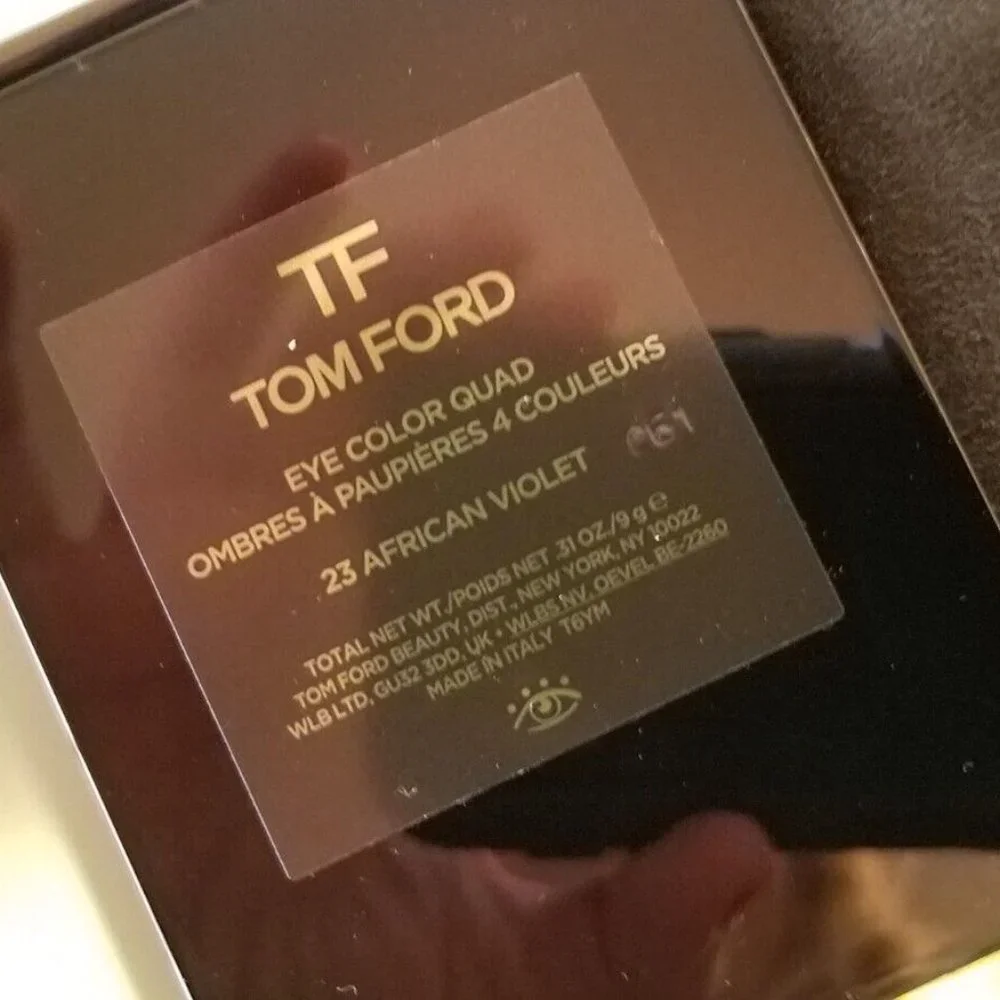 Tom Ford Eye Color Quad Eyeshadow Palette - 23 African Violet NEW